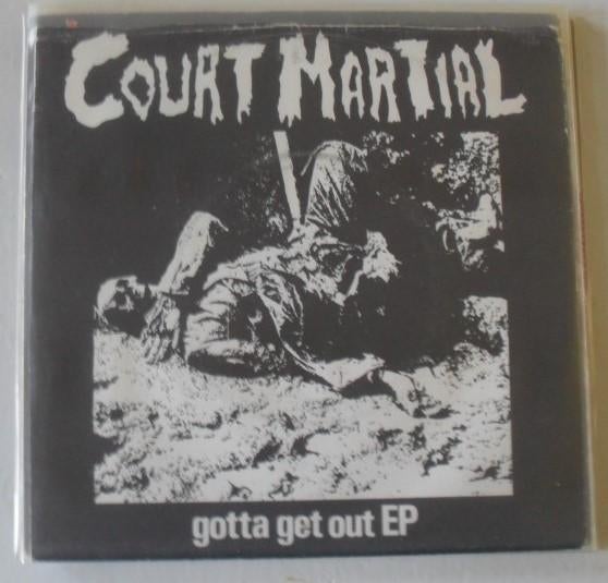 COURT MARTIAL - Gotta Get Out EP - Punk, Cd's en Dvd's, Vinyl Singles, Gebruikt, 7 inch, Ophalen of Verzenden, Rock en Metal