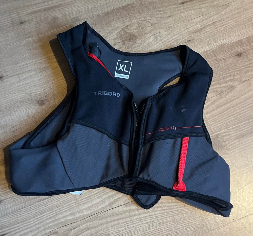 Tribord Reddingsvest XL - 50 Newtons, Watersport en Boten, Watersportkleding, Ophalen of Verzenden, Zo goed als nieuw, Dame of Heer