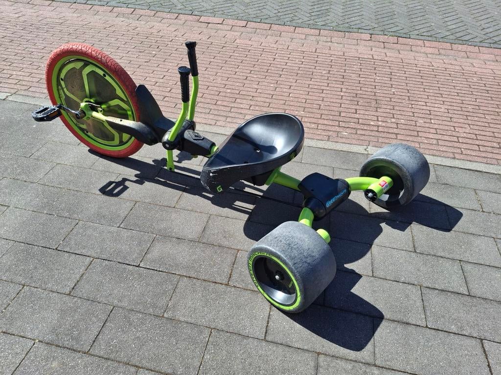 Groene Drift Trike met Rode Band - Zo Goed als Nieuw, Ophalen, Zo goed als nieuw, Overige typen