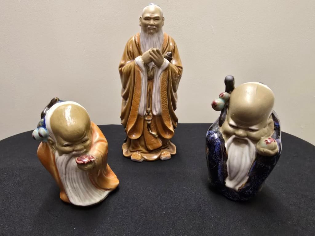 3 chinese mudmannen, Ophalen of Verzenden, Mens