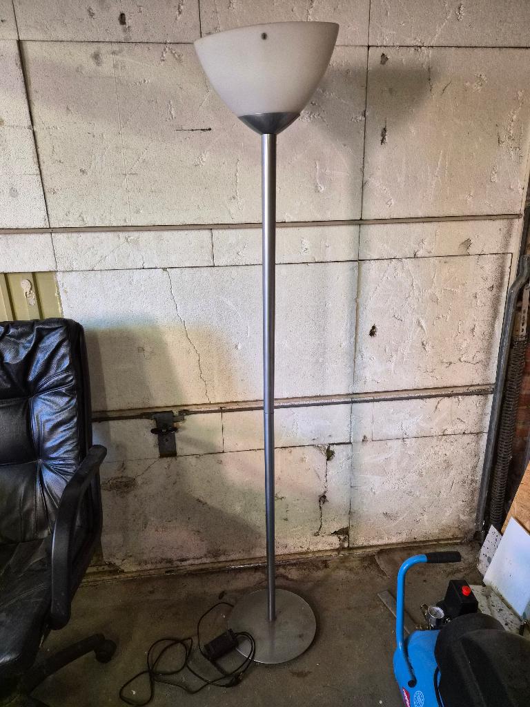 Staande lamp, Ophalen, Zo goed als nieuw, Glas, 150 tot 200 cm
