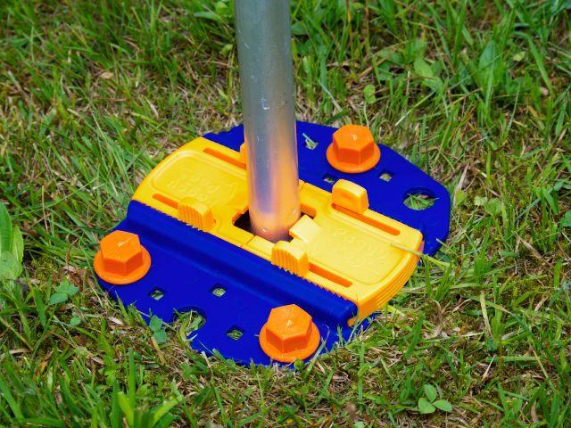 PeggyPeg Fix&Go Ankerplaat met 2 Peg&Stop schroefharingen, Caravans en Kamperen, Kampeeraccessoires, Ophalen of Verzenden