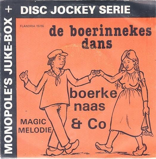 boerke maas & co - de boerinnekes dans  (piraat), 7 inch, Single, Ophalen of Verzenden, Zo goed als nieuw