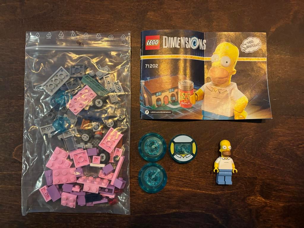 Lego Dimensions The Simpsons Level Pack 71202 - 100% Complee, Ophalen of Verzenden, Zo goed als nieuw, Complete set, Lego