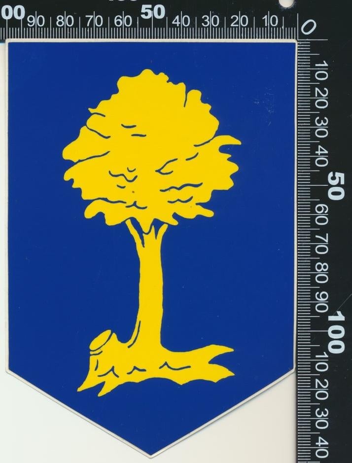 Sticker: Opleiding Landmacht, Ophalen of Verzenden, Zo goed als nieuw, Bedrijf of Vereniging