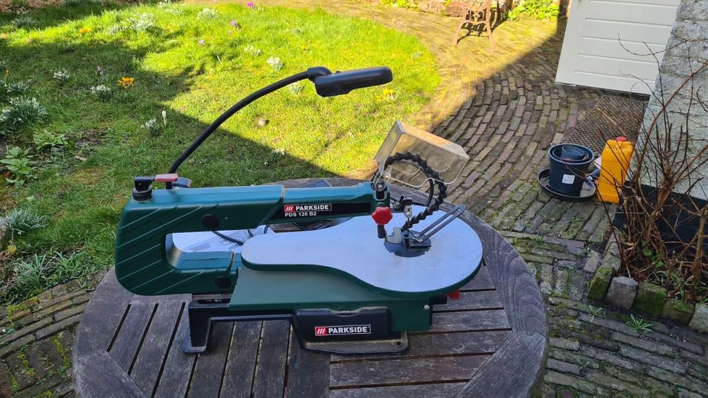 Parkside Decoupeerzaag PDS 120 B2 - Zo goed als nieuw, Doe-het-zelf en Verbouw, Gereedschap | Zaagmachines, Ophalen, Decoupeerzaag
