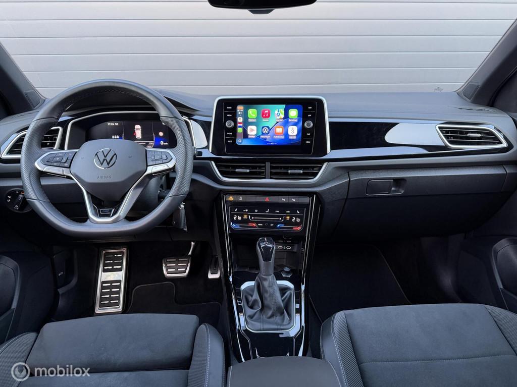 Volkswagen T-Roc 1.5 TSI DSG R-Line ADABCR*HAAK*CAMERA*CARPL, 4 cilinders, Leder en Stof, Bedrijf, Adaptive Cruise Control