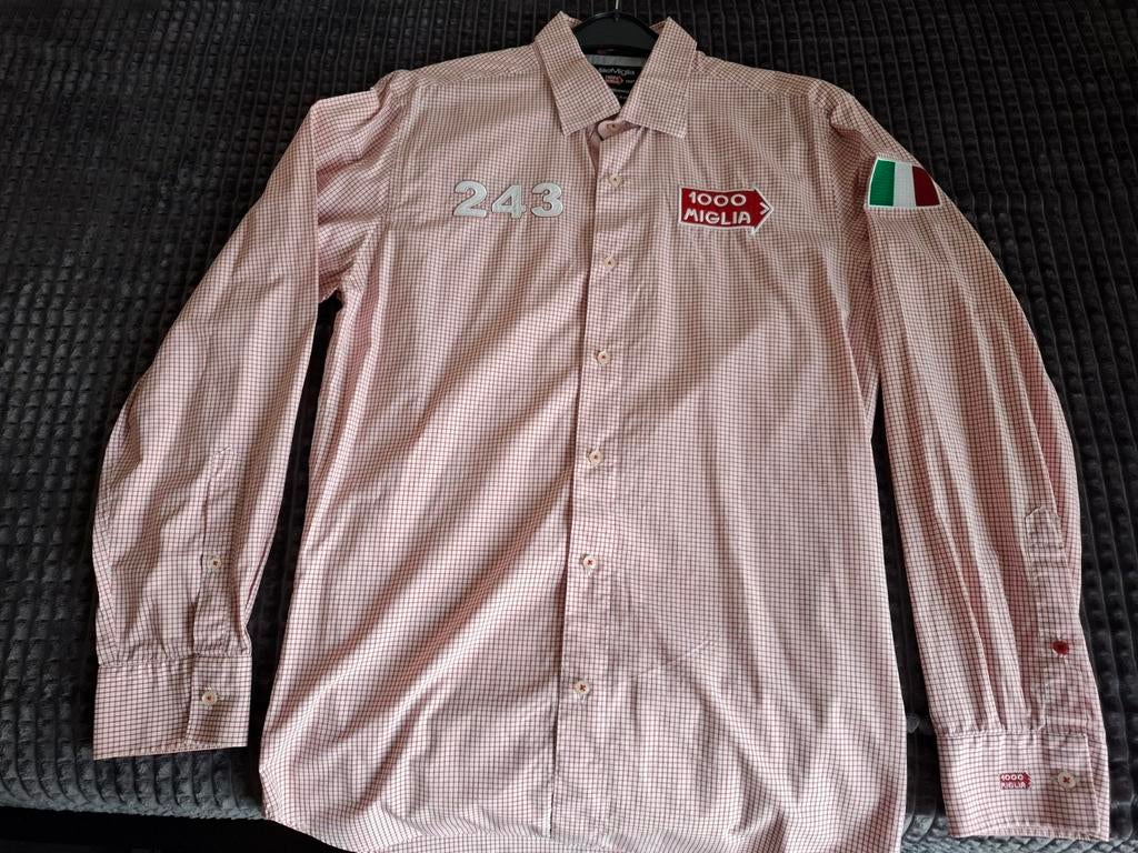 Mille Miglia XXL (XL) - State of art, Kleding | Heren, Overhemden, Zo goed als nieuw, Overige halswijdtes, Ophalen of Verzenden