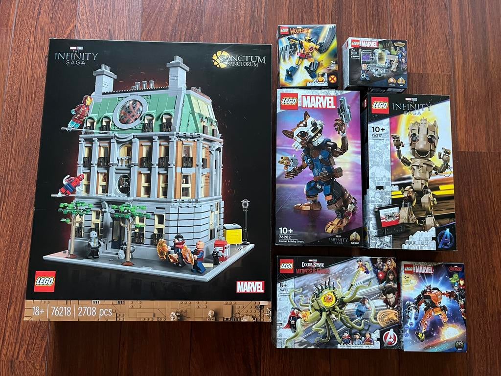 Partij Lego Marvel Super Heroes, Kinderen en Baby's, Speelgoed | Duplo en Lego, Zo goed als nieuw, Lego, Complete set, Ophalen of Verzenden