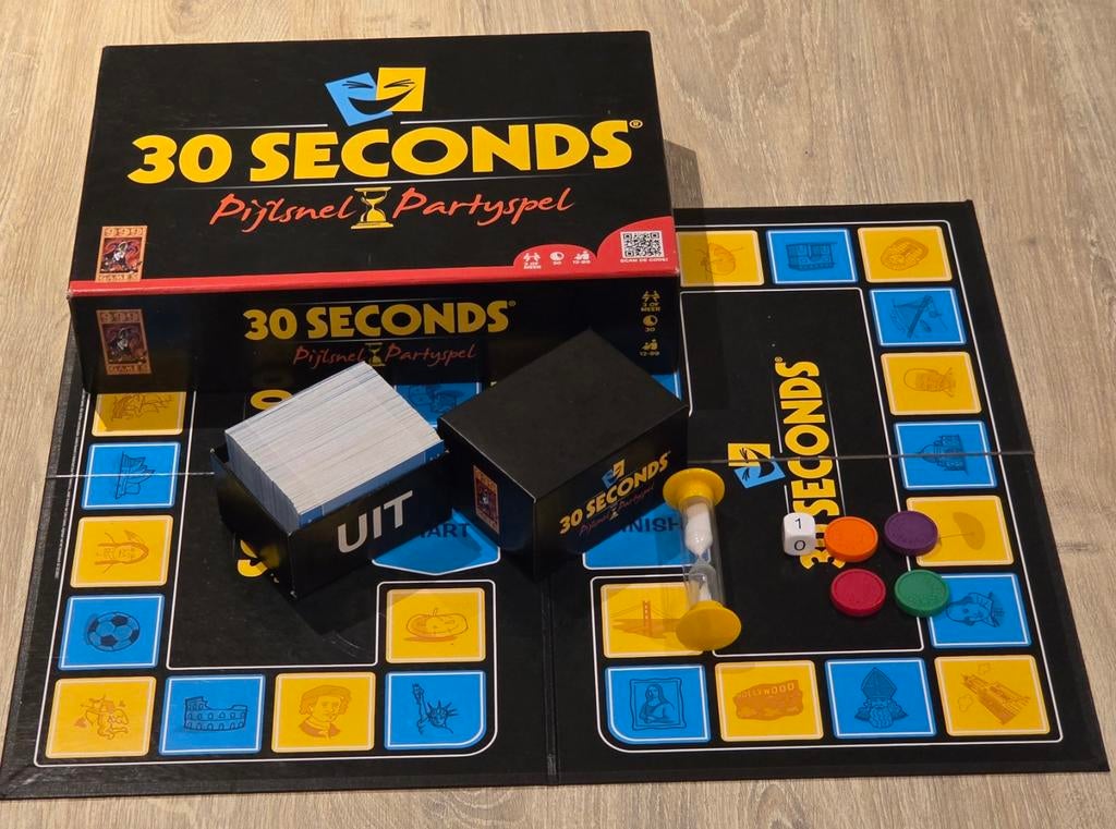 30 SECONDS PIJLSNEL PARTIJSPEL uitgever 999 GAMES PERFECT, Ophalen of Verzenden