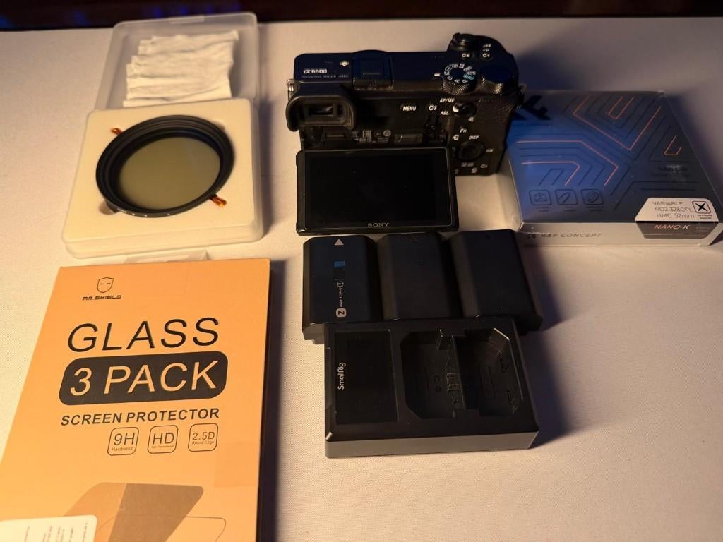 Sony A6600 + accessoires – uitstekende staat, Verzenden, Sony, Geen optische zoom