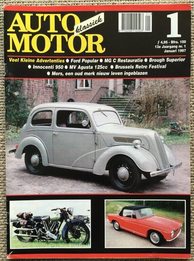 AMK: MG MGC, Innocenti 950, Ford Popular, Brough Superior, Ophalen of Verzenden, Zo goed als nieuw, Algemeen