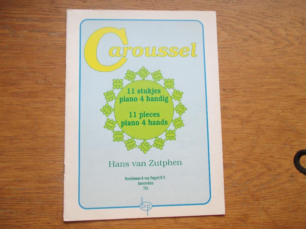 Caroussel - 11 stukjes piano 4 handig, Klassiek, Ophalen of Verzenden, Zo goed als nieuw, Artiest of Componist