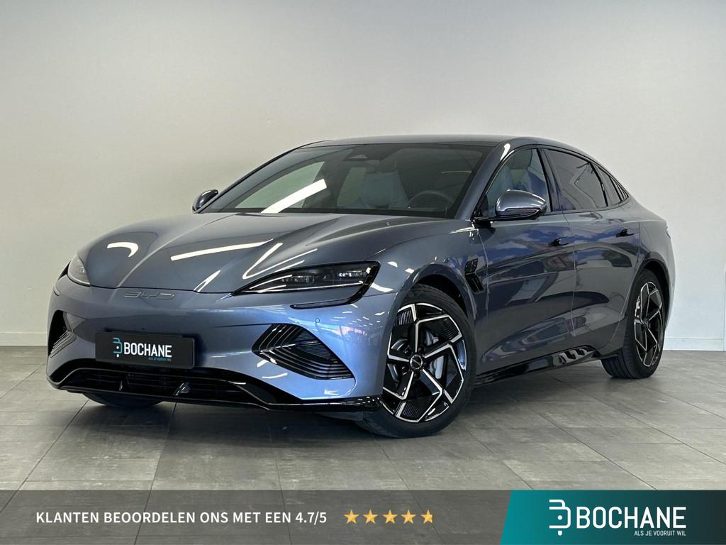BYD SEAL Design RWD 82.5 kWh Panoramadak | 1e eigenaar | Cam, Automaat, Achterwielaandrijving, Blauw, Sedan