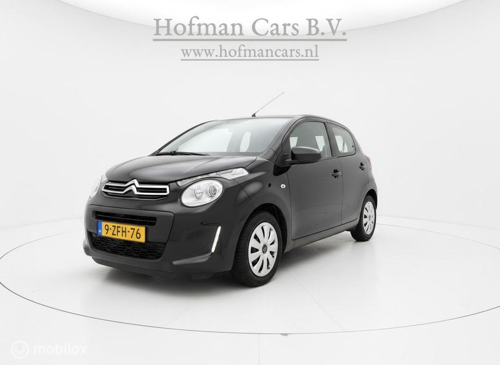 Citroen C1 1.0 e-VTi Cool Airco 5-deurs Zwart Parkeersensore, Voorwielaandrijving, Euro 5, Stof, Gebruikt