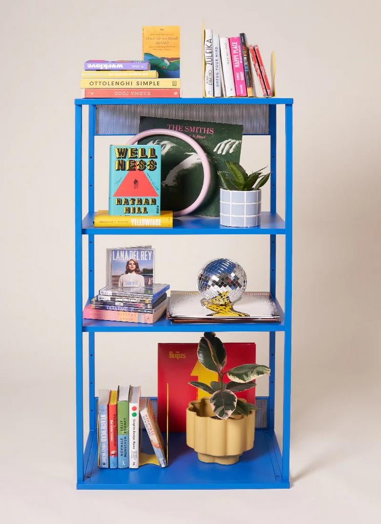 IKEA Platsa Blue metal shelf, Ophalen, Zo goed als nieuw