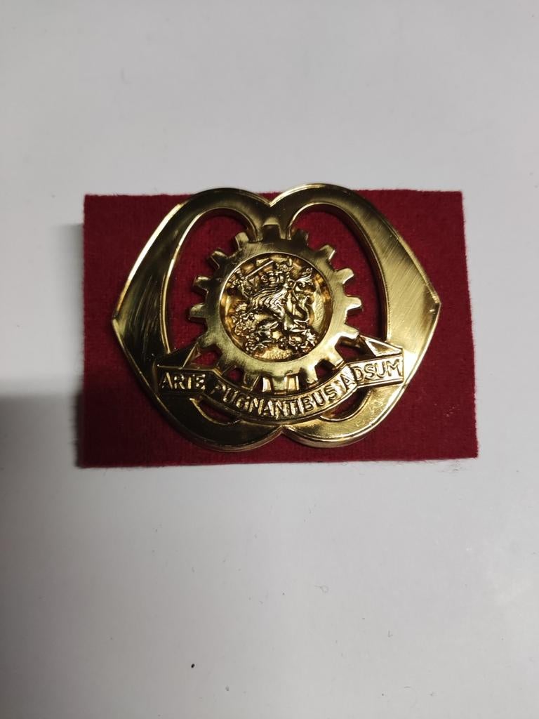 Baretembleem Technische Staf, Ophalen of Verzenden, Landmacht, Nederland, Embleem of Badge