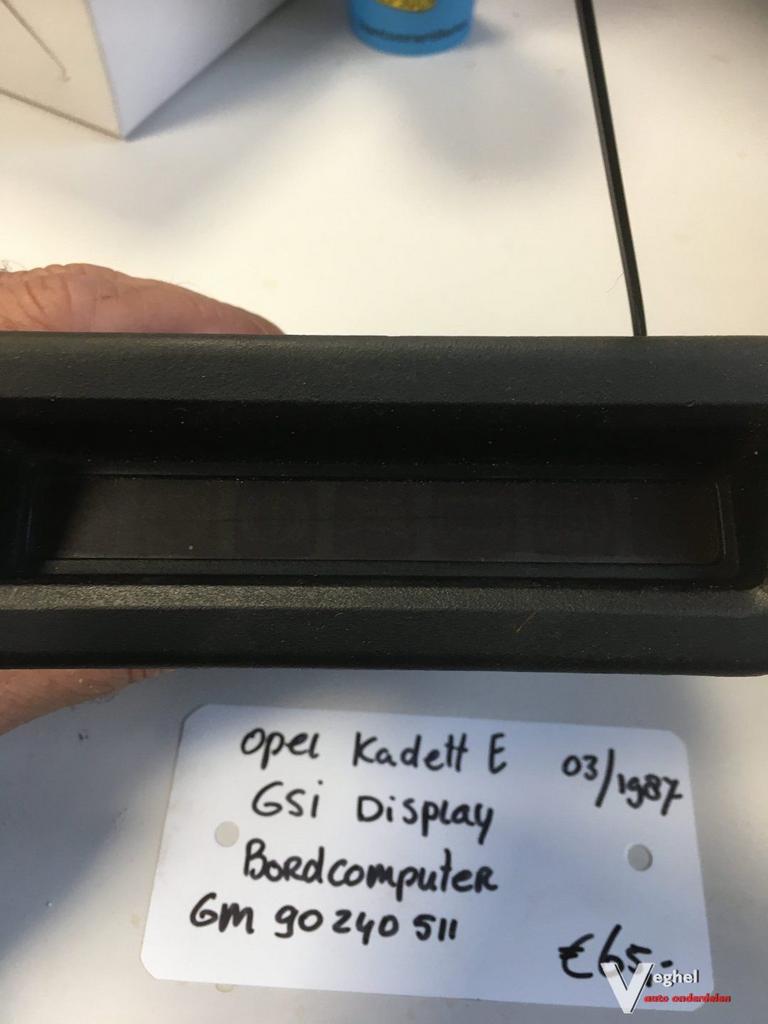 Opel Kadett E Cabrio 1990 GSI 2.0 8v Boordcomputer, Auto-onderdelen, Gebruikt, -, -, Ophalen of Verzenden