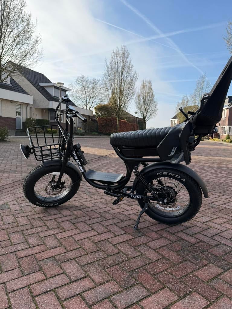 Fatbike- Don Souris Capo - Matte Black Special Black Edition, 59 cm of meer, Ophalen, Zo goed als nieuw, Overige merken