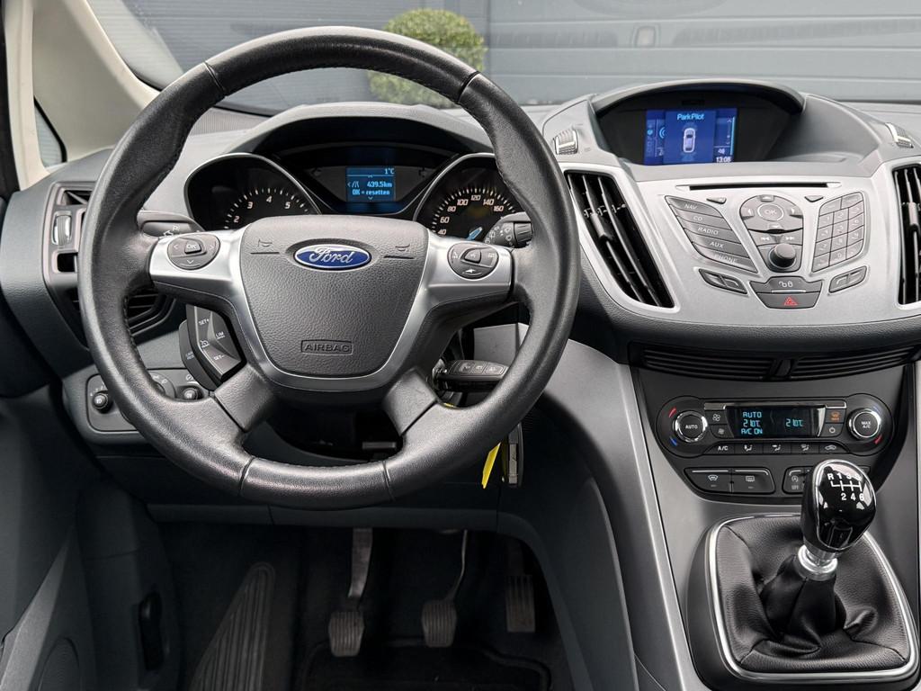 Ford C-Max 1.0 Edition 1e Eigenaar,Navi,Pdc V+A,Clima,Cruise, Voorwielaandrijving, Euro 5, Gebruikt, Zwart