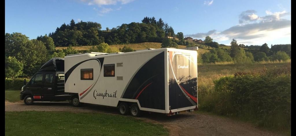 Camper trailer, Caravans en Kamperen, Campers, Particulier, Half-integraal, Ophalen of Verzenden