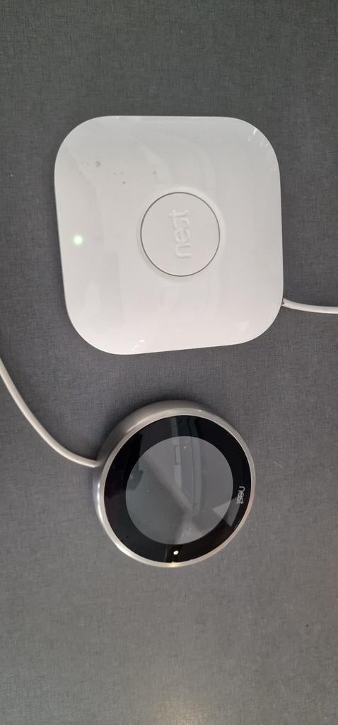 Nest Thermostaat met Heat Link - Slimme Verwarming, Doe-het-zelf en Verbouw, Ophalen of Verzenden, Slimme thermostaat, Gebruikt