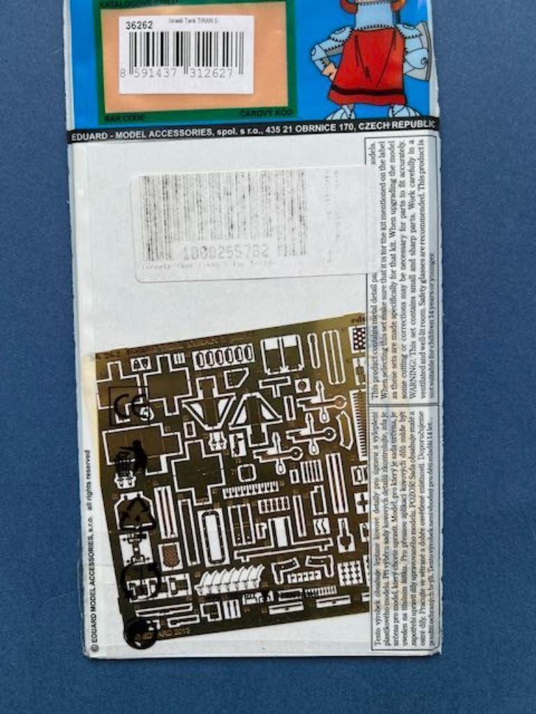 Eduard	36262	Israeli Tank TIRAN 5 Tam35328	1/35  IDF, Verzenden, Nieuw, 1:32 tot 1:50