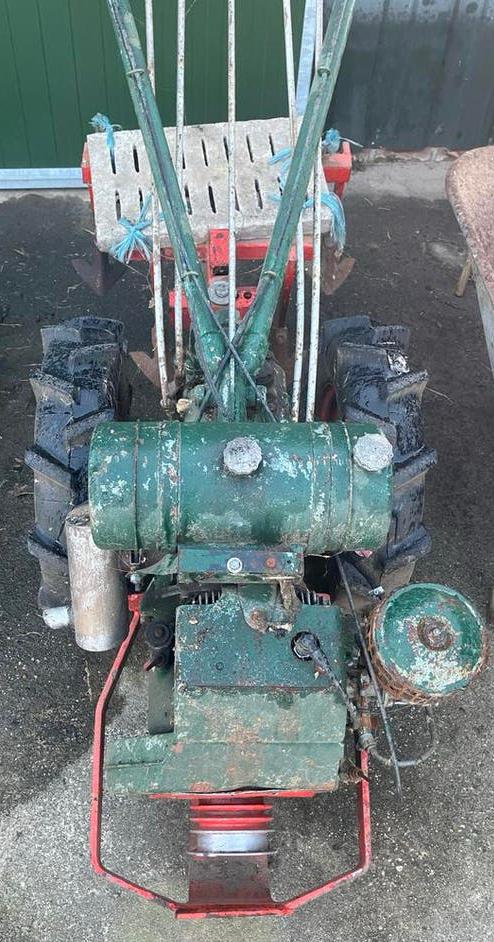 2-wiel trekker met schoffel en frees, Tuin en Terras, Ophalen, Gebruikt, Overige soorten