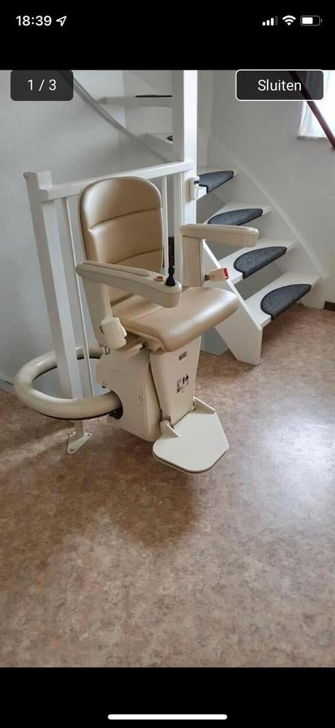 Handicare traplift, Diversen, Trapliften, Ophalen