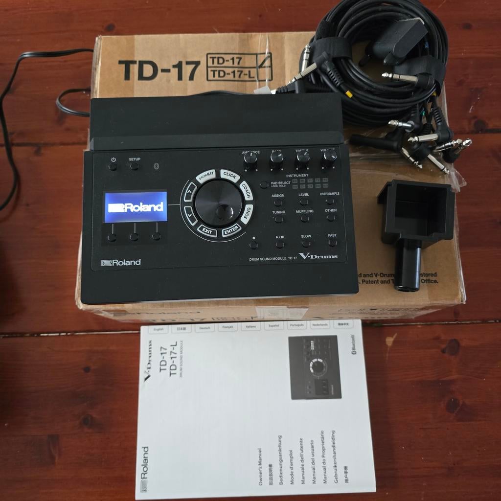 Roland TD-17 Module Bluetooth zo goed als nieuw, Muziek en Instrumenten, Drumcomputers, Ophalen of Verzenden, Zo goed als nieuw