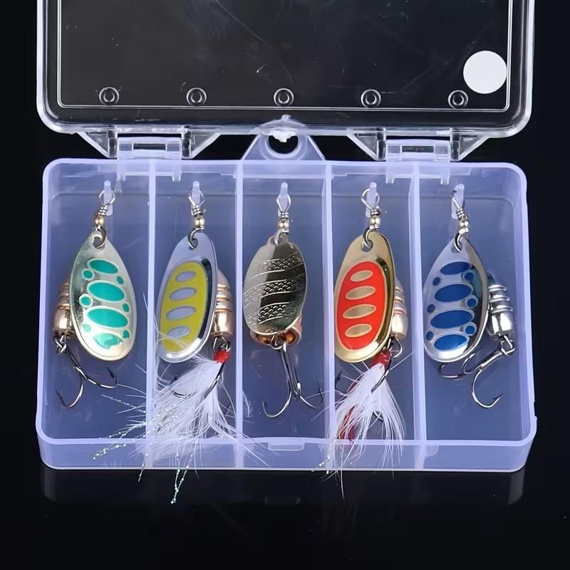 5 Delige Spinners set, Watersport en Boten, Ophalen of Verzenden, Nieuw, Overige typen