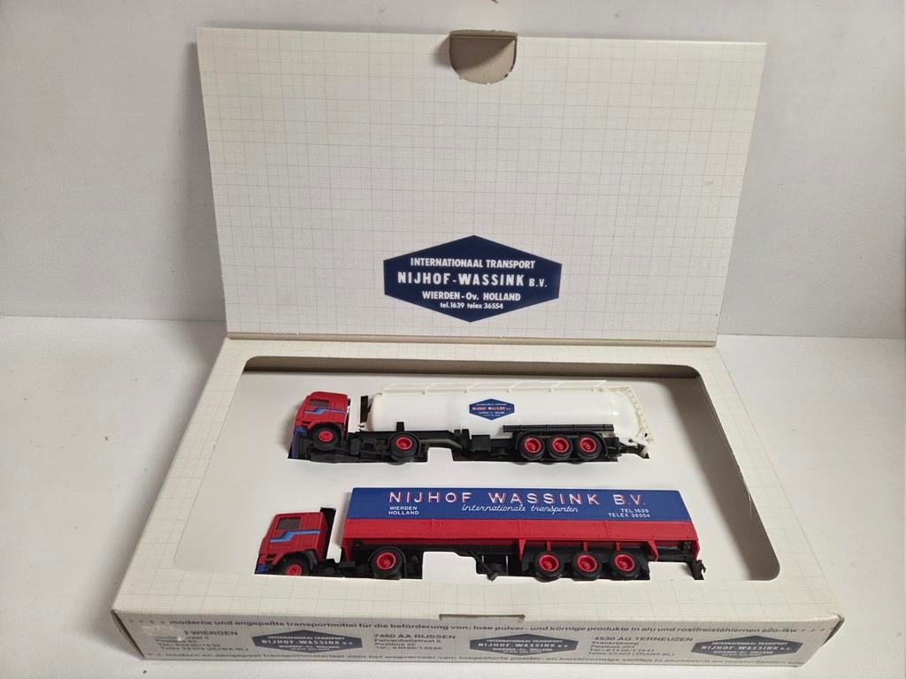 Herpa set Nijhof&Wassink 1:87, ., Ophalen of Verzenden, Zo goed als nieuw, Herpa