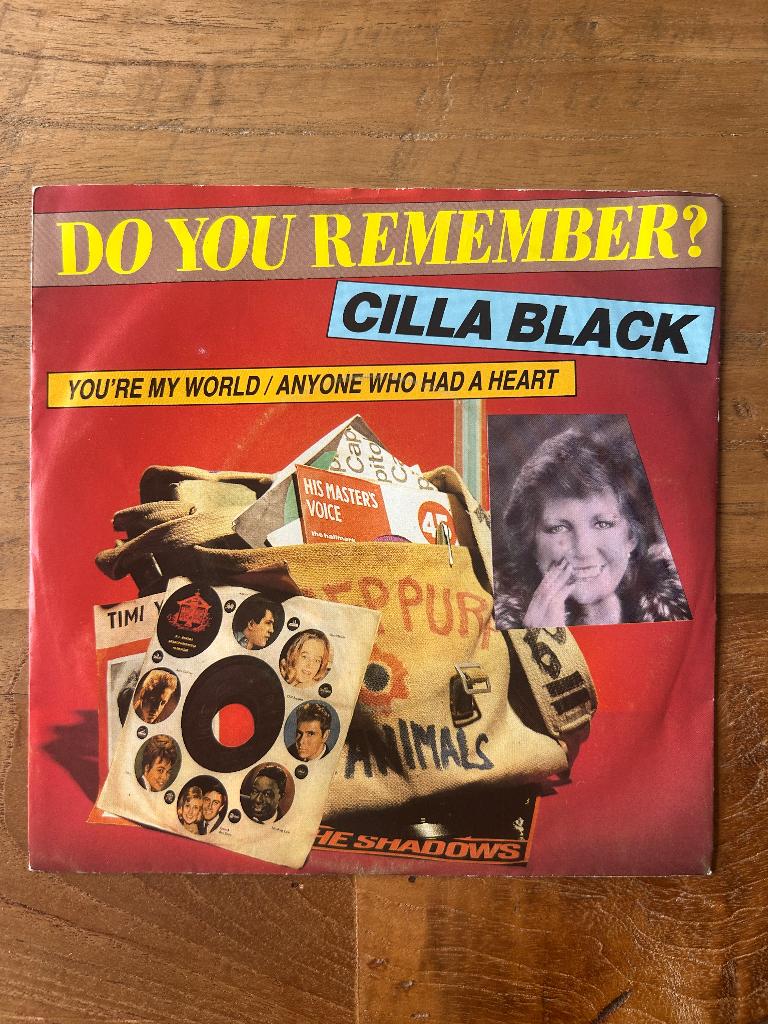 Cilla Black - You're My World/ Anyone Who Had A Heart (020), Cd's en Dvd's, Vinyl Singles, Ophalen, 7 inch, Single, Zo goed als nieuw