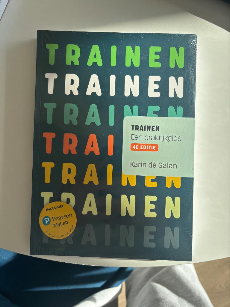 Trainen, een praktijkgids, Boeken, Pearson, Nieuw, Beta, HBO