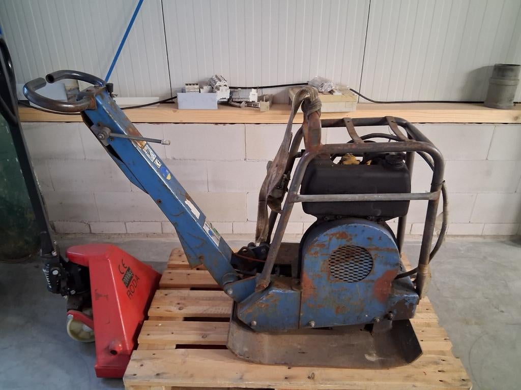 Hatz Diesel trilplaat, Ophalen, Gebruikt