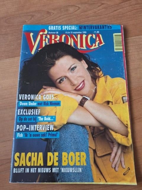 Veronica 1995 Sacha de Boer Fish Hugh Grant The Box Madonna, Verzamelen, Verzenden, 1980 tot heden, Nederland, Tijdschrift