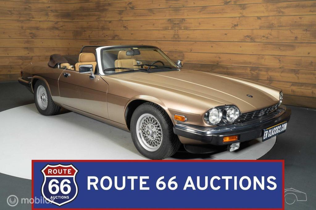 Jaguar XJS Cabriolet 5.3 | 1990 | Route 66 Auctions, Auto's, Overige carrosserieën, Zwart, Bedrijf, Handgeschakeld