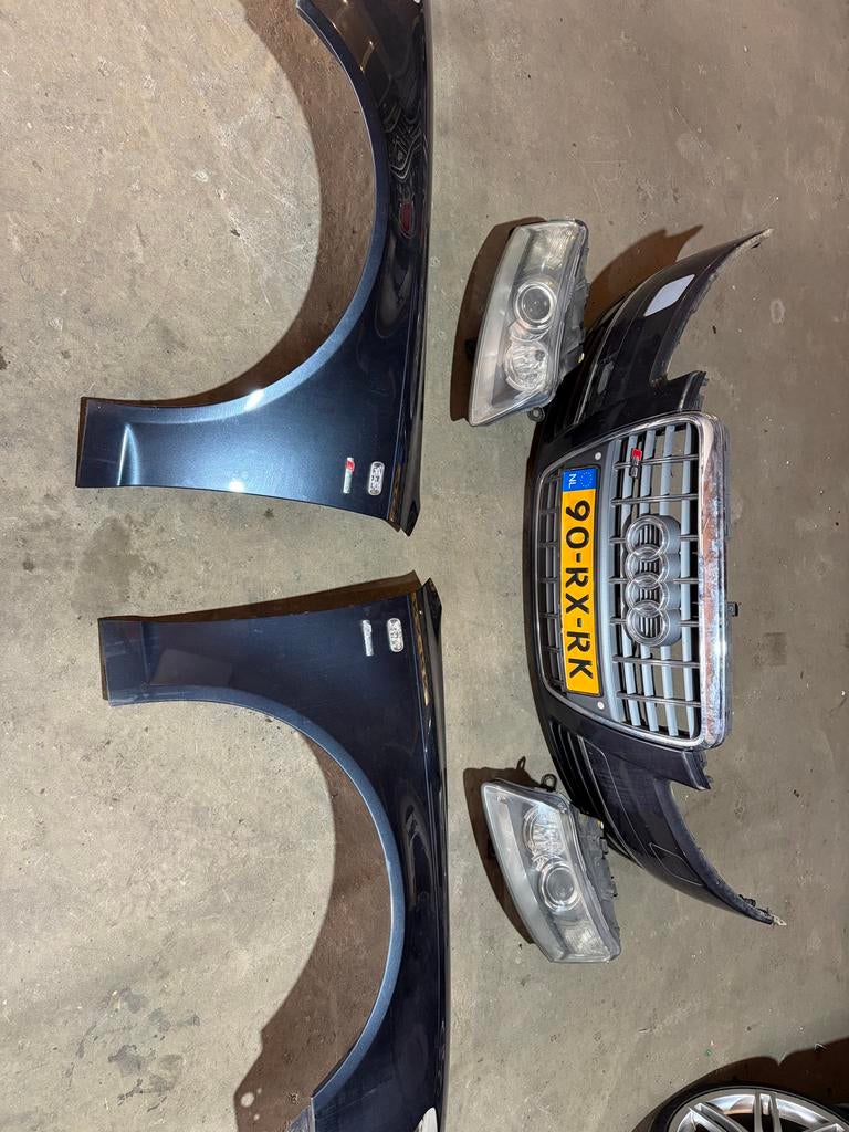 Front facelift Audi A6 C6 S6 bumper en motorkap, Ophalen, Gebruikt, Voor, Audi