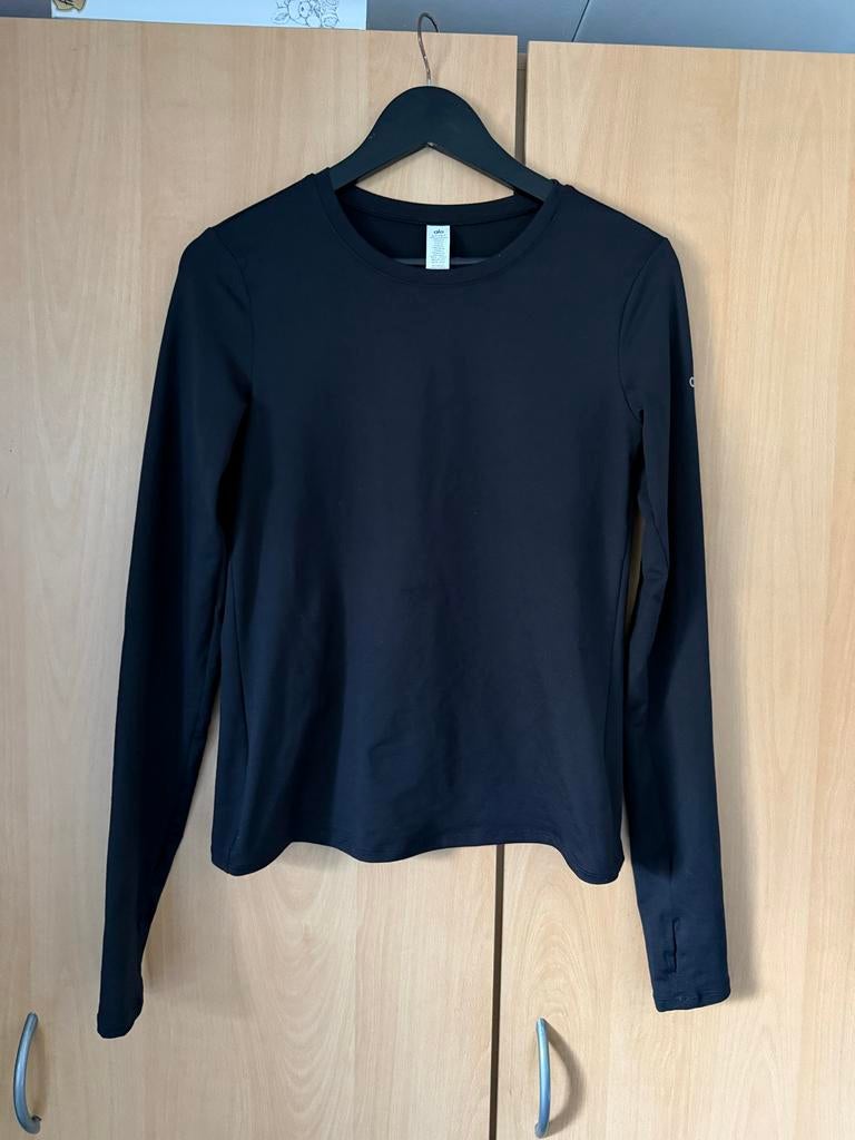 Alo Yoga sporttop zwart maat S, Zwart, Ophalen of Verzenden, Maat 36 (S), Gedragen