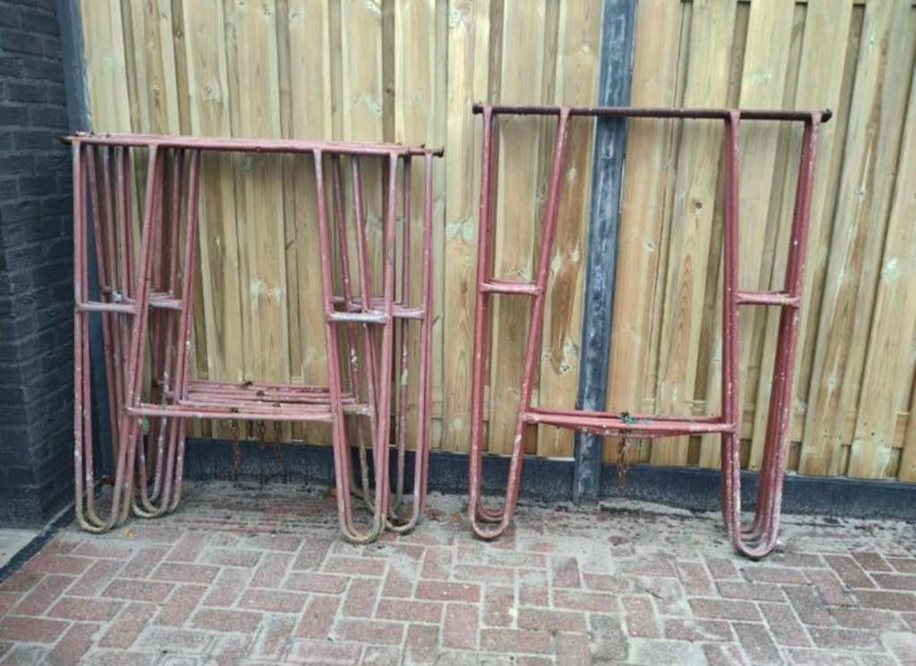 6 schagen, Doe-het-zelf en Verbouw, Steigers, Ophalen, Gebruikt, Overige typen, Minder dan 2 meter