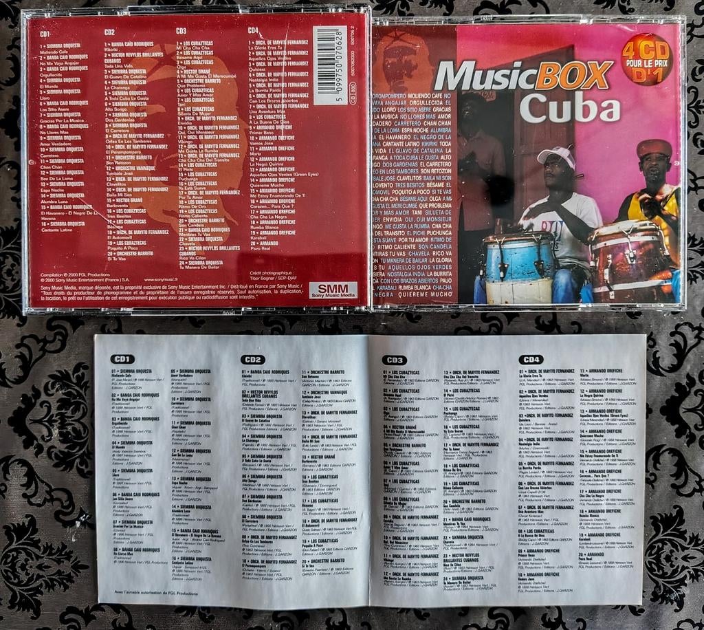 4CD MusicBox Cuba, Ophalen of Verzenden, Gebruikt