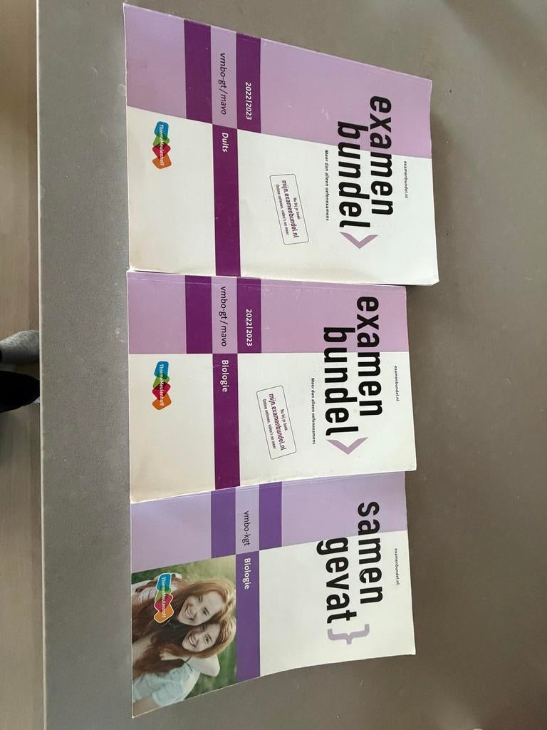 Examenbundel Duits & Biologie, Samengevat Biologie VMBO gt/m, Boeken, Schoolboeken, Ophalen of Verzenden, Gelezen, VMBO, Biologie