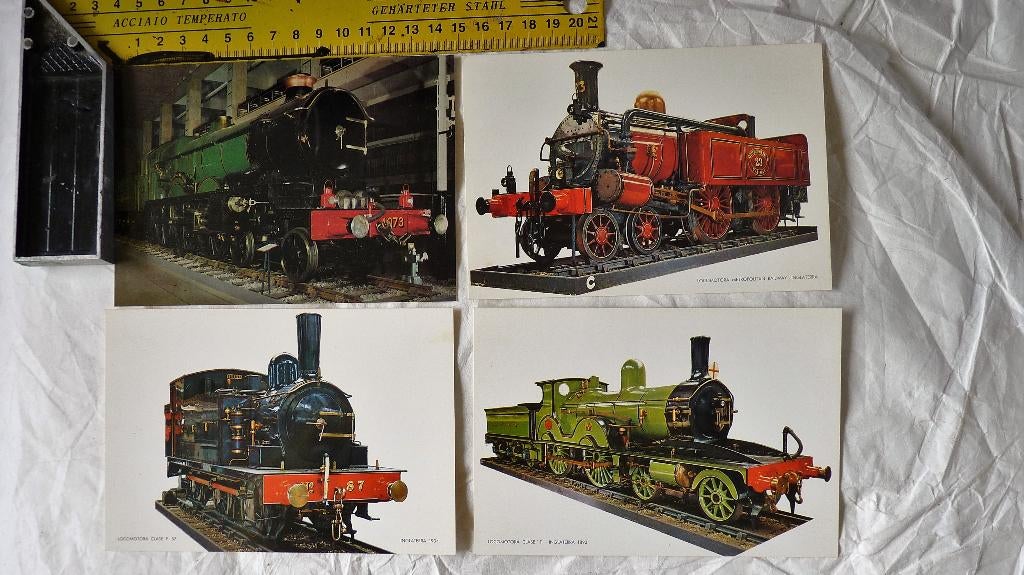 ansichtkaart Engelse locomotieven, Verzenden, 1960 tot 1980, Ongelopen, Voertuig