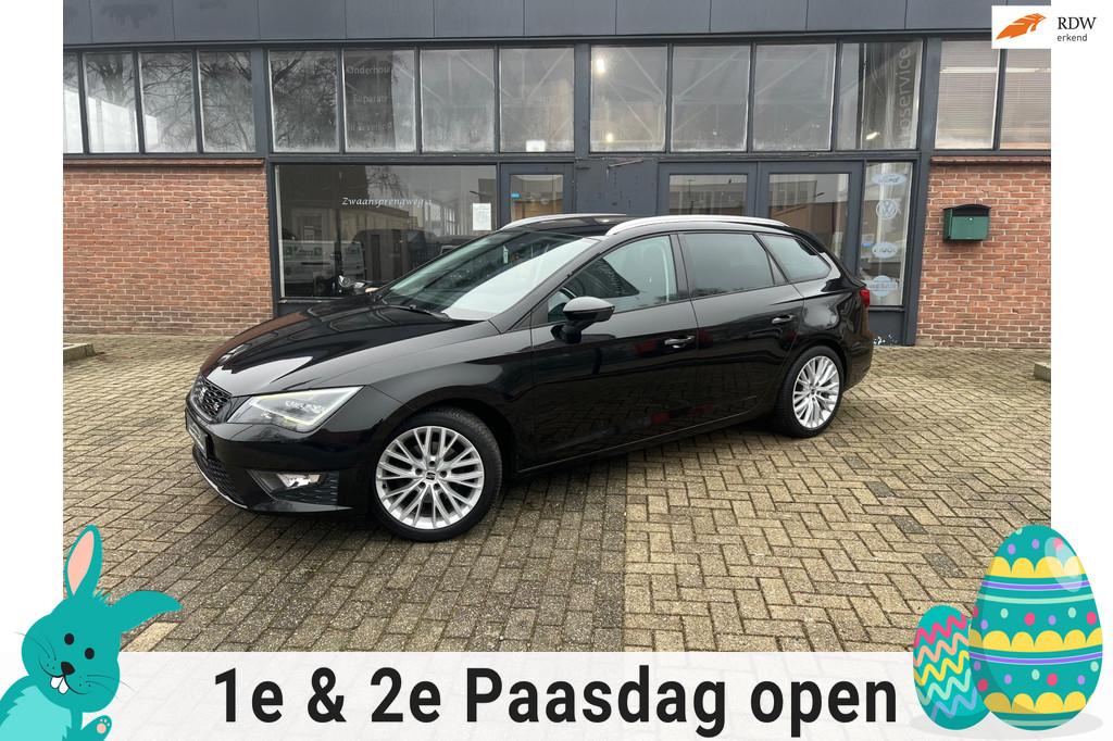 SEAT Leon ST 1.4 EcoTSI FR Connect, Cruise control, Led, Voorwielaandrijving, Stof, Gebruikt, Zwart