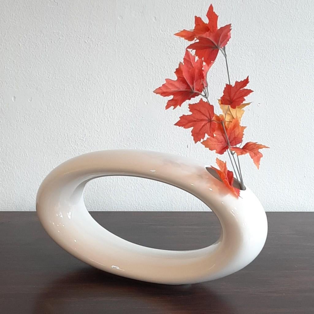 ring flower vase, Ophalen, Overige kleuren, Glas, Minder dan 50 cm