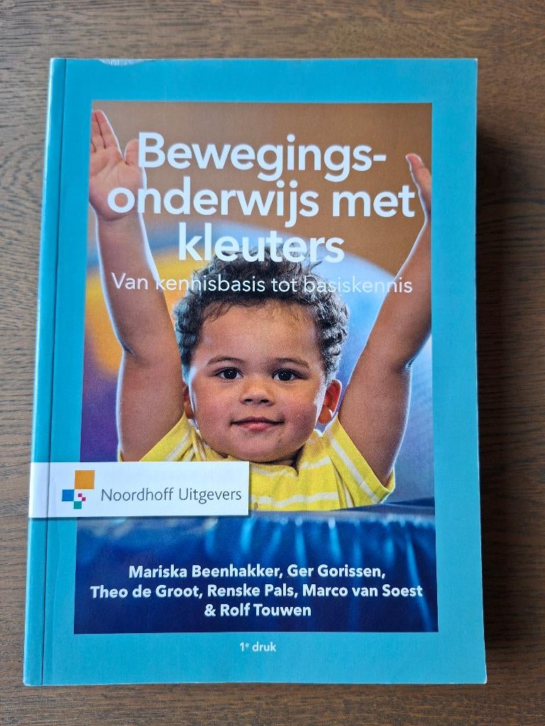 Bewegingsonderwijs met kleuters ISBN 9789001841829, Zo goed als nieuw, Noordhoff Uitgevers, Alpha, HBO