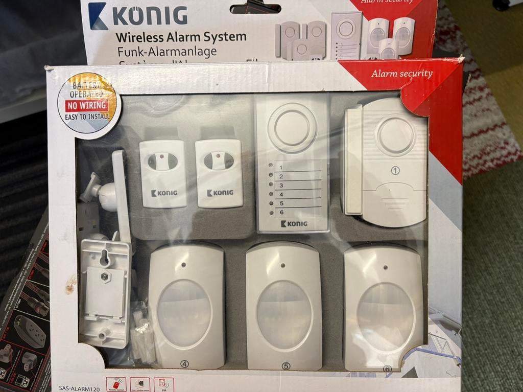 Alarmsysteem draadloos!, Beweging, Draadloos, Nieuw, Ophalen of Verzenden