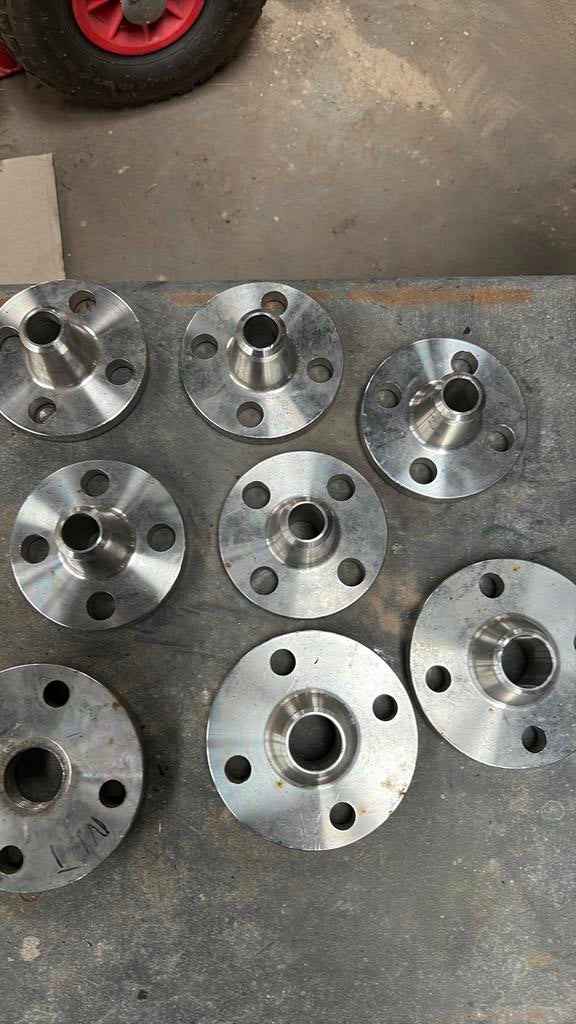 Rvs flens, Ophalen of Verzenden, Zo goed als nieuw, 100 tot 250 mm, Rvs