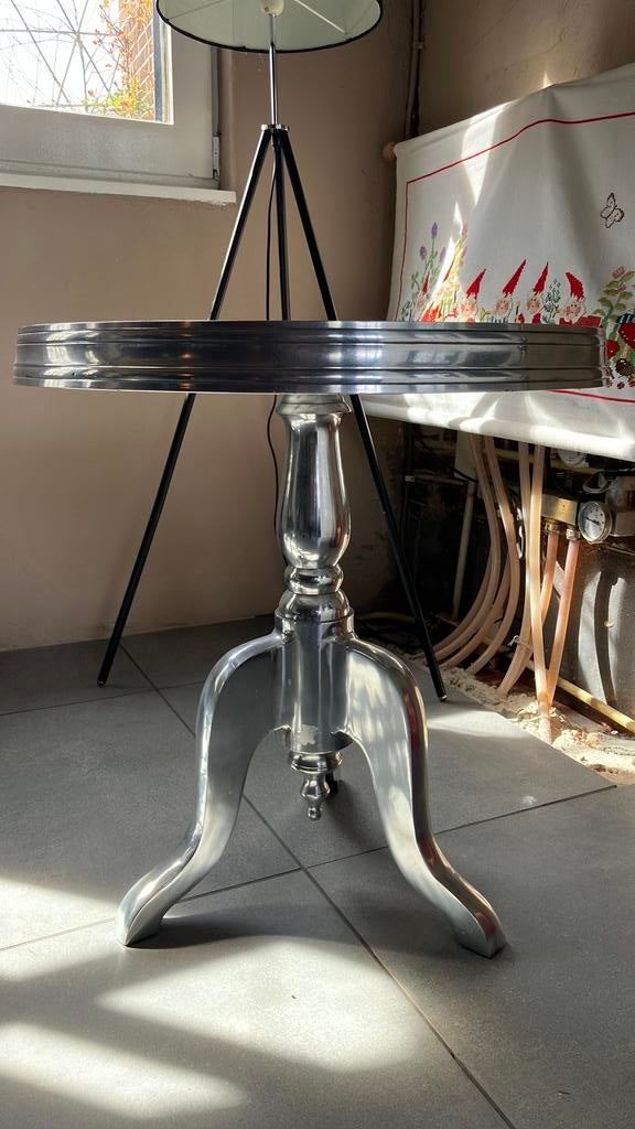 Tafeltje, Huis en Inrichting, Tafels | Bijzettafels, Ophalen, Rond, Minder dan 55 cm, 45 tot 60 cm