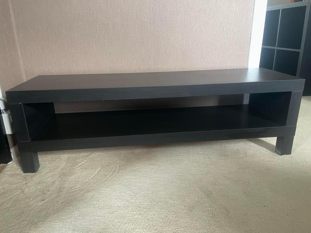 IKEA LACK TV-meubel Zwart, Ophalen, Gebruikt, 150 tot 200 cm, Minder dan 100 cm